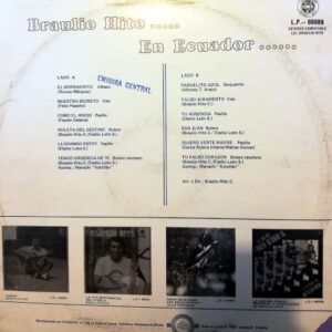 Disco de Vinilo Braulio Hito - Braulio Hito En Ecuador Vinyl Record
