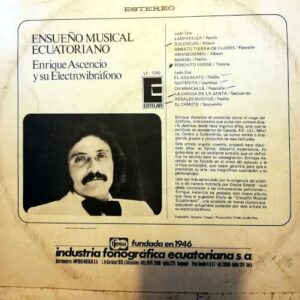Disco de Vinilo Enrique Ascencio - Ensueño Musical Ecuatoriano Vinyl Record