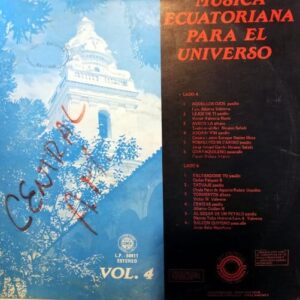 Disco de Vinilo Varios - Música Ecuatoriana Para El Universo Vol 4 Vinyl Record