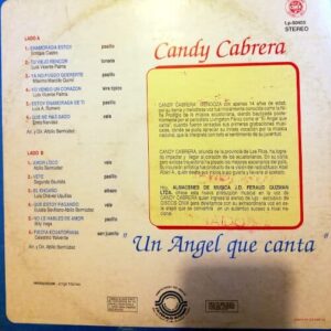 Disco de Vinilo Candy Cabrera - Un Angel Que Canta Vinyl Record
