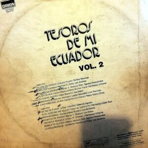 Disco de Vinilo Varios - Tesoros De Mi Ecuador Vol 2 Vinyl Record