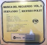 Disco de Vinilo Fernando Riofrío Pólit - Música Del Recuerdo Vol 5 Vinyl Record