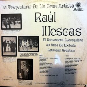 Disco de Vinilo Raúl Illescas - 40 Años De Exitosa Actividad Artística Vinyl Record