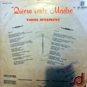 Disco de Vinilo Varios - Quiero Verte Madre Vinyl Record