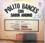 Disco de Vinilo Polito Bances - Con Sabor Andino Vinyl Record