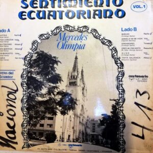 Disco de Vinilo Mercedes Olimpia Chiriboga - Sentimiento Ecuatoriano Vol 1 Vinyl Record