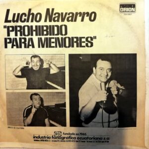 Disco de Vinilo Lucho Navarro - Prohibido Para Menores Vinyl Record