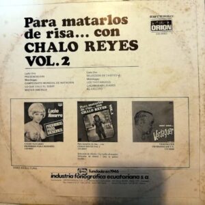 Disco de Vinilo Chalo Reyes - Para Matarlos De Risa Vol 2 Vinyl Record