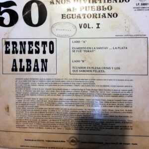 Disco de Vinilo Ernesto Albán - 50 Años Divirtiendo Al Pueblo Ecuatoriano Vol I Vinyl Record