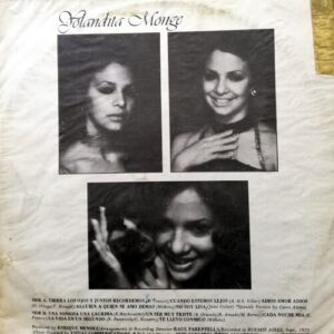 Disco de Vinilo Yolandita Monge - Cierra Los Ojos Vinyl Record