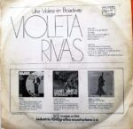 Disco de Vinilo Violeta Rivas - Una Violeta En Broadway Vinyl Record