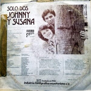 Disco de Vinilo Johnny y Susana - Solo Dos Vinyl Record