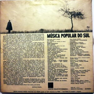 Disco de Vinilo Varios - Música Popula Do Sul 1 Vinyl Record