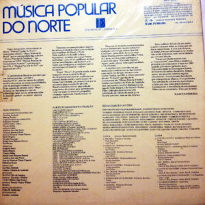 Disco de Vinilo Varios - Música Popular Do Norte N. 1 Vinyl Record