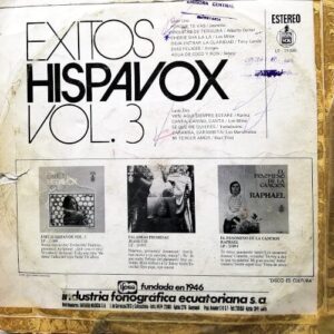 Disco de Vinilo Varios - Éxitos Hispavox Vol 3 Vinyl Record