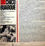 Disco de Vinilo Chico Buarque - Chico Buarque 20 Años De Sucessos Vinyl Record