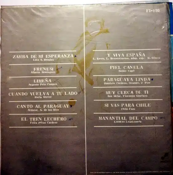 Disco de Vinilo Los Buenos Paraguayos - Los Buenos Paraguayos Vinyl Record