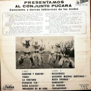 Disco de Vinilo Conjunto Pucará - Presentamos Al Conjunto Pucará Vinyl Record
