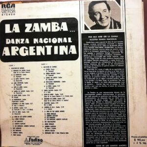 Disco de Vinilo Varios - La Zamba... Danza Nacional Argentina Vinyl Record