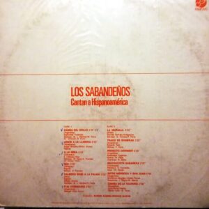 Disco de Vinilo Los Sabandeños - Los Sabandeños Cantan A Hispano America Vinyl Record