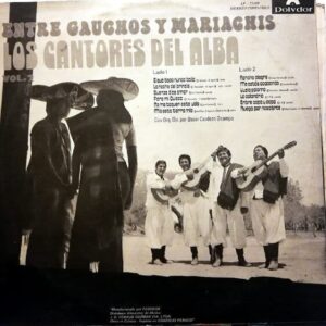 Disco de Vinilo Los Cantores Del Alba - Entre Gauchos Y Mariachis Vol. 2 Vinyl Record