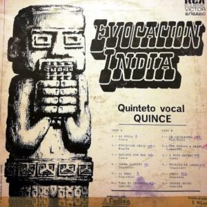 Disco de Vinilo Quinteto Vocal Quince - Evocación India Vinyl Record