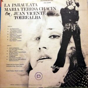 Disco de Vinilo Maria Teresa Chacin - La Paraulata Vinyl Record