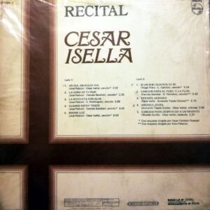 Disco de Vinilo Cesar Isella - Recital Vinyl Record