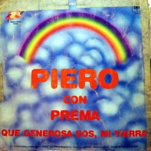 Disco de Vinilo Piero - Que Generosa Sos, Mi Tierra Vinyl Record