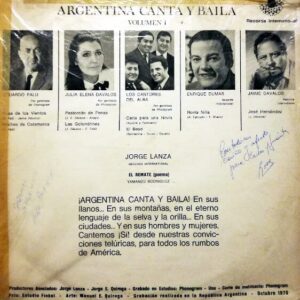 Disco de Vinilo Varios - Argentina Canta Y Baila Vo. 1 Vinyl Record
