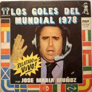 Disco de Vinilo José María Muñoz - Argentina Campeon Mundial 1978 Vinyl Record