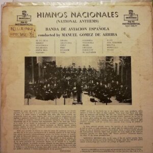 Disco de Vinilo Banda De Aviación Española - Himnos Nacionales Vinyl Record