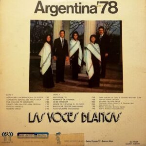 Disco de Vinilo Las Voces Blancas - Argentina 78 Vinyl Record