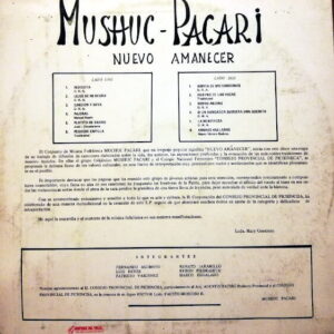 Disco de Vinilo Mushuc-pacari - Mucshuc-pacari Vinyl Record