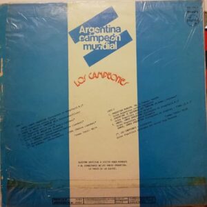 Disco de Vinilo Víctor Hugo Morales - Argentina Campeón Mundial Vinyl Record