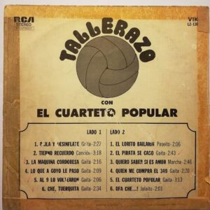 Disco de Vinilo El Cuarteto Popular - Tallerazo Vinyl Record