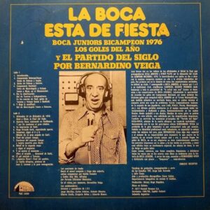 Disco de Vinilo Bernardino Veiga - La Boca Esta De Fiesta Vinyl Record