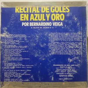 Disco de Vinilo Bernardino Veiga - Recital De Goles En Azul Y Oro Vinyl Record