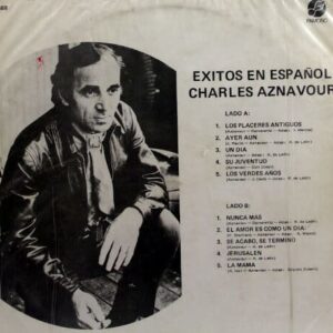 Disco de Vinilo Charles Aznavour - Éxitos En Español Vinyl Record