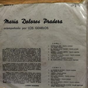 Disco de Vinilo María Dolores Pradera - María Dolores Pradera Vinyl Record