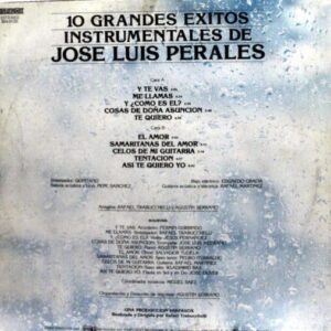 Disco de Vinilo José Luis Perales - 10 Grandes Éxitos Instrumentales Vinyl Record