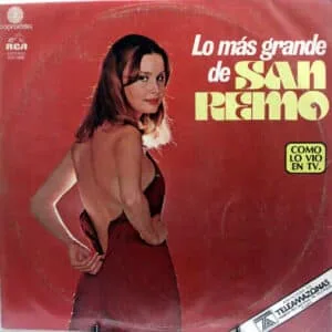 Disco de Vinilo Varios - Lo Más Grande De San Remo Vinyl Record