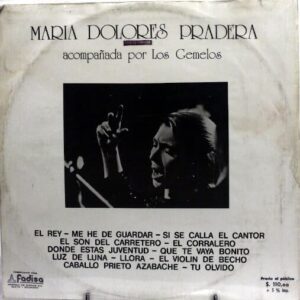 Disco de Vinilo María Dolores Pradera - María Dolores Pradera Vol 3 Vinyl Record