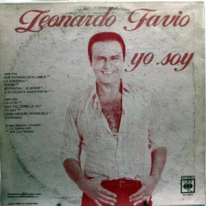 Disco de Vinilo Leonardo Favio - Yo Soy Vinyl Record