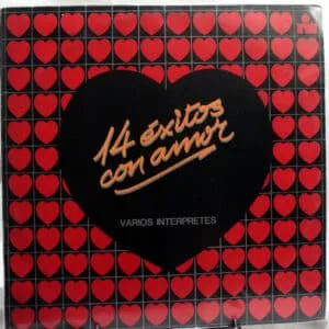 Disco de Vinilo Varios - 14 Éxitos Con Amor Vinyl Record