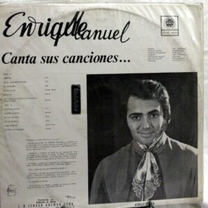 Disco de Vinilo Enrique Manuel - Canta Sus Canciones Vinyl Record