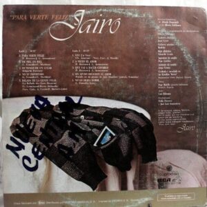 Disco de Vinilo Jairo - Para Verte Feliz Vinyl Record