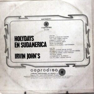 Disco de Vinilo Irvin John´S - Holidays En Sudamerica Vinyl Record
