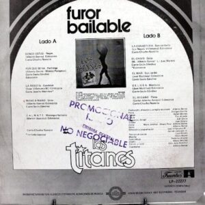 Disco de Vinilo Los Titanes - Furor Bailable Vinyl Record