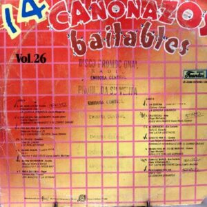Disco de Vinilo Varios - 14 Cañonazos Bailables Vol 26 Vinyl Record